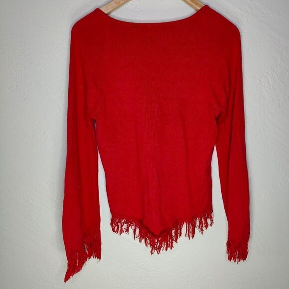 Xhilaration Y2K Fringe Beaded Boho Top - Picture 3 of 7